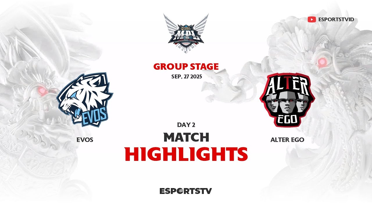 EVOS vs Alter Ego HIGHLIGHTS MPL ID S16 | AE VS EVOS ESPORTSTV