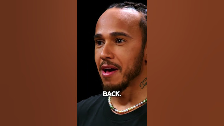 Lewis Hamilton on hot ones "talking to the car" #f1 #lewishamilton #shorts #funny #f1shorts #core