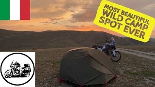Best wild campsite ever + earthquake devastation in Abruzzo - Italy Trip 2020 Episode 9