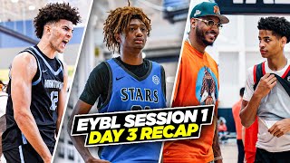 Kiyan Anthony Turns UP In Front Of Melo | Son Of NBA Legend Has INSANE Bounce | Day 3 EYBL Recap