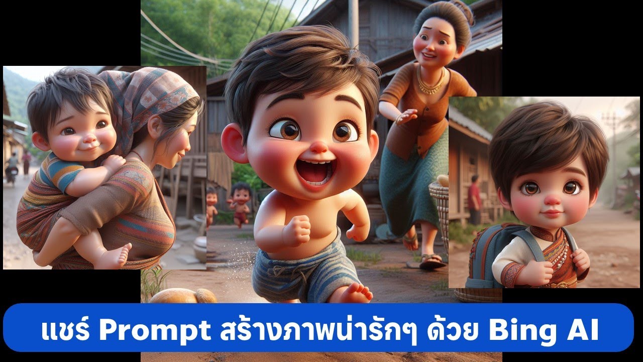 แชร์ Prompt สำหรับสร้างภาพน่ารักๆ ด้วย Bing AI