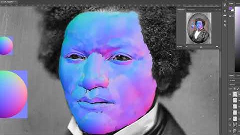 Painting using a normals palette