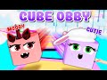 Cube obby with moody roblox