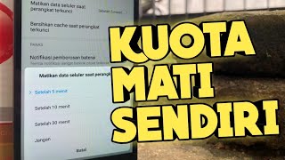 Cara Data Seluler Mati Otomatis Saat Hp Terkunci | Tutorial Android