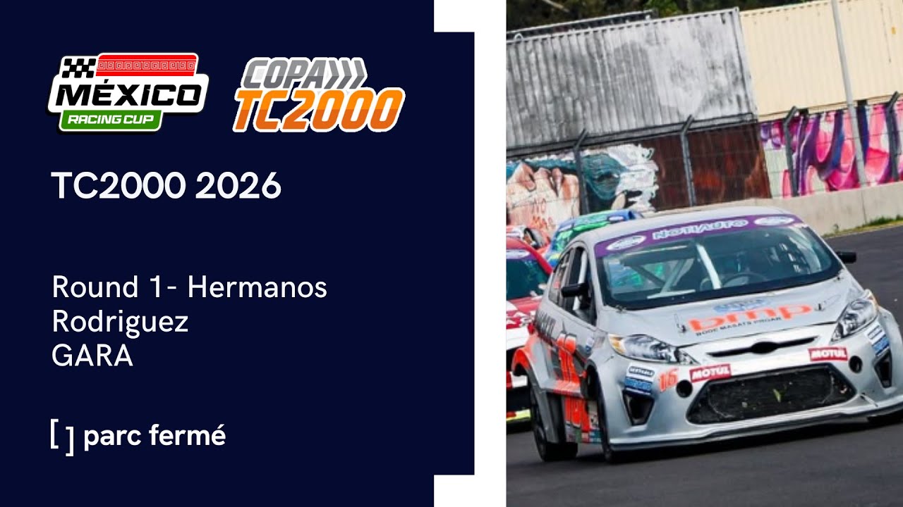 Mexico Racing Cup 2026 – TC2000 | Round 1: Hermanos Rodriguez – Gara