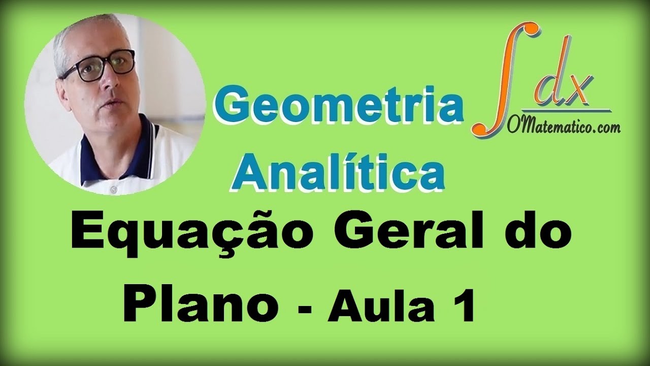 GRINGS - Geometria Analítica - Equação Geral do Plano - Aula 1