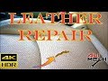 Leather Seat Repair with using  Vinyl and leather repair kit | RESTORE | ALIMECH