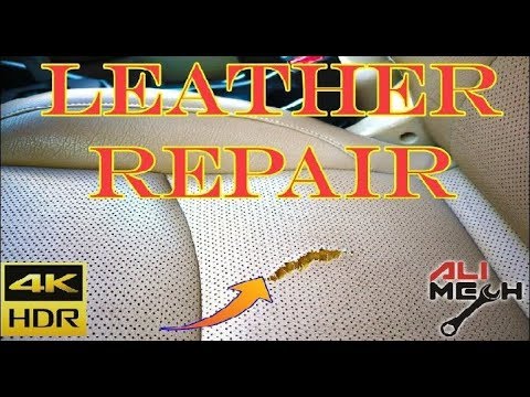 Leather Seat Repair with using  Vinyl and leather repair kit | RESTORE | ALIMECH