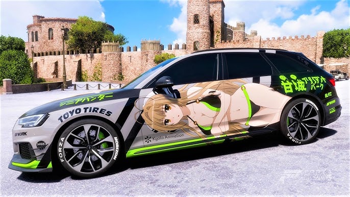 Itasha Brasileiro em VW Polo 2006 Personagem: #saekobusujima #hotd Fe