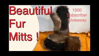 1000 Subscribers Giveaway!!Beaver Gauntlets ! How To Make Amazing Fur Mitts ! Making A Custom Pair ! screenshot 2
