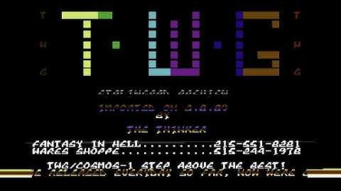The Wanderer Group (TWG) Intro 9 ! Commodore 64 (C64)