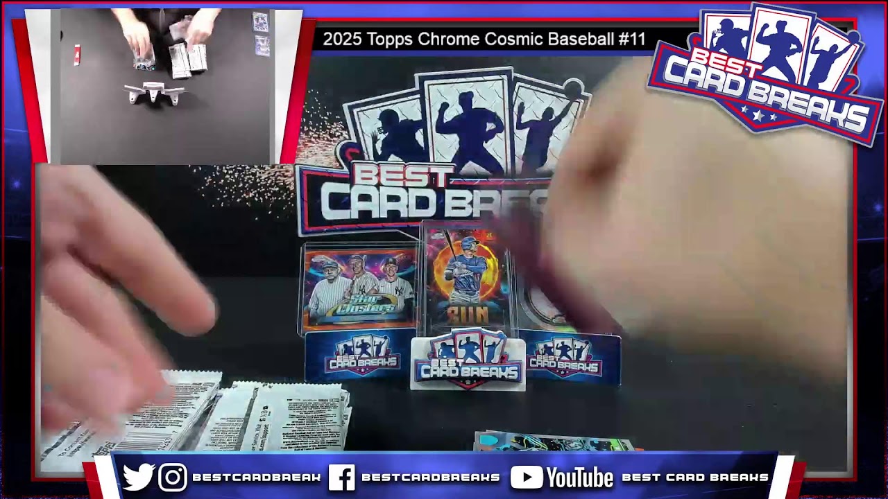 2025 Topps Chrome Cosmic Baseball #11 - 4 Box Half Case Pick Your Team 1/11/26