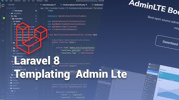 cara masukan template admin ke dalam Laravel 8