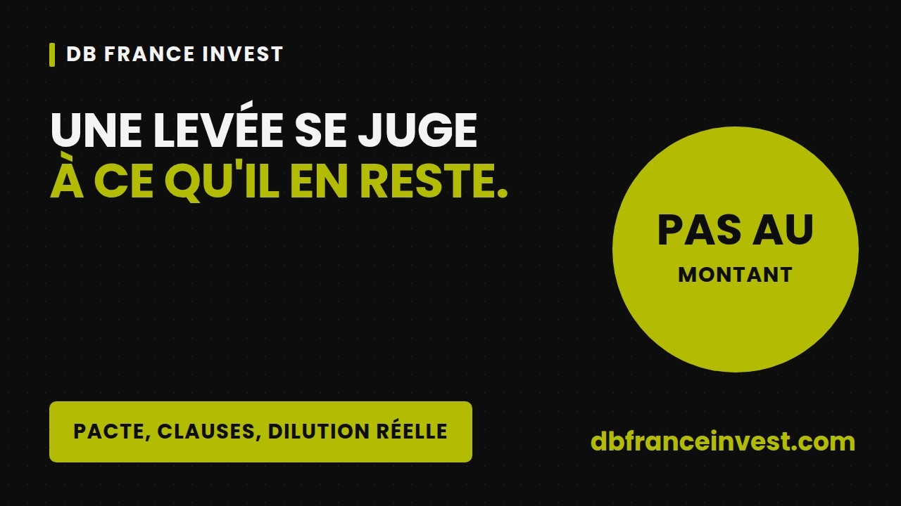Levée de fonds : ce qui se joue dans le pacte