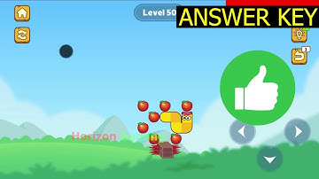 Hungry Worm - Greedy Worm LEVEL 50 - Gameplay Walkthrough Android IOS