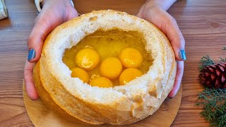 Simply pour the egg over the bread, and the result will be incredible! Delicious recipe | Watch Over