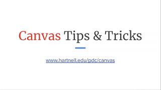 Canvas Tips & Tricks How to Restore Content