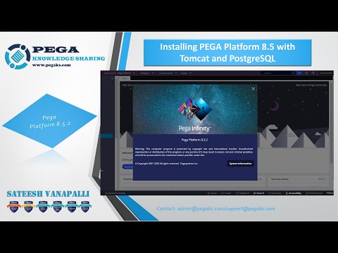 How To Install Pega Platform 8.5.2 Standard Edition with Apache Tomcat and PostgreSQL on Windows 10