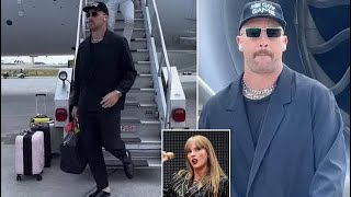 "Travis Kelce's All-Black Outfit Sparks Taylor Swift Rumors Ahead of Falcons Game!"