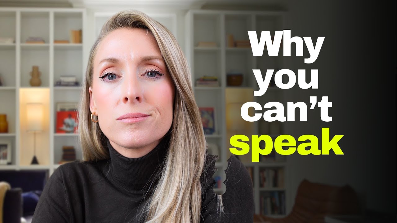 Why you understand English but CAN'T speak fluently