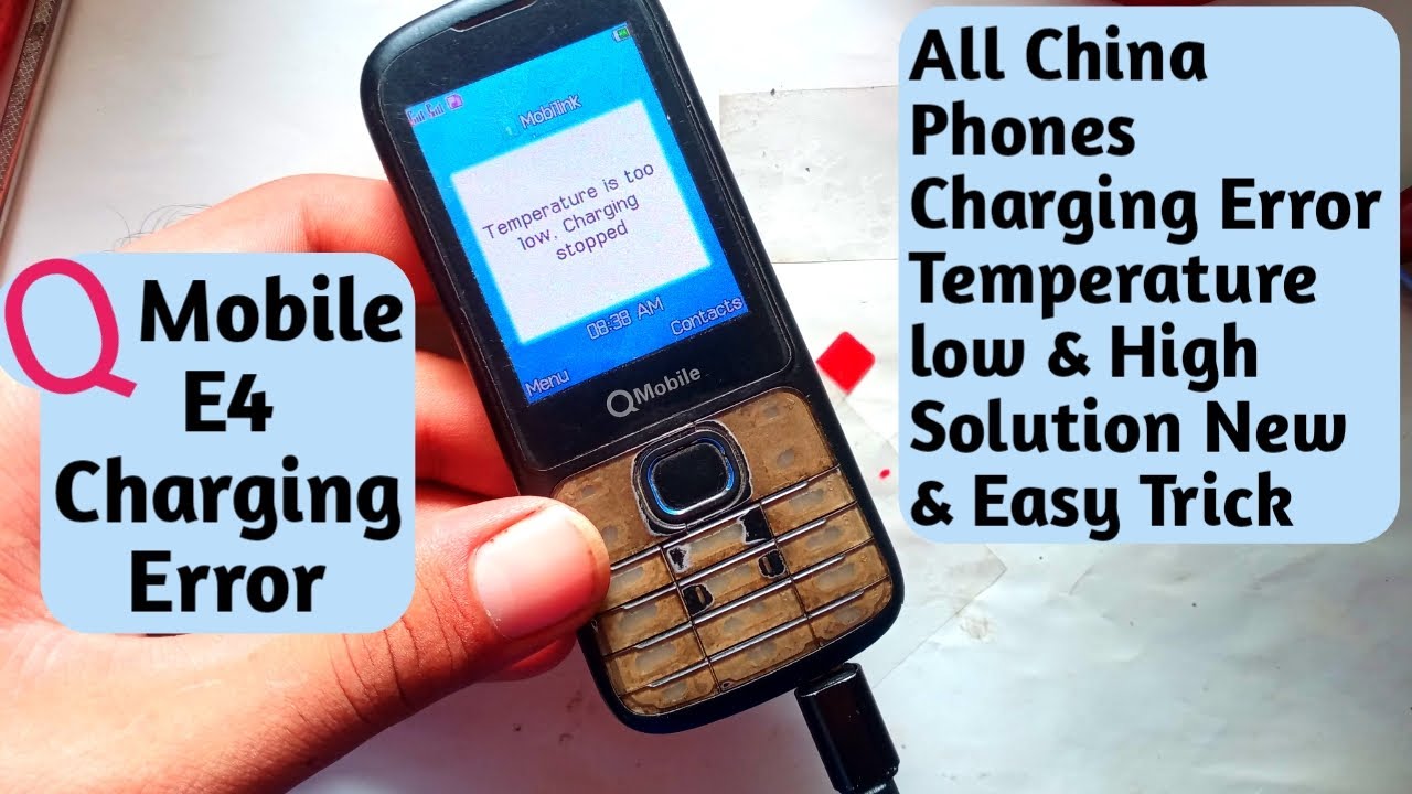 Q Mobile E4 Charging Error Problem Solution Urdu/Hindi