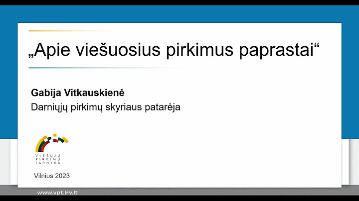 Mokymai "Apie viešuosius pirkimus paprastai"