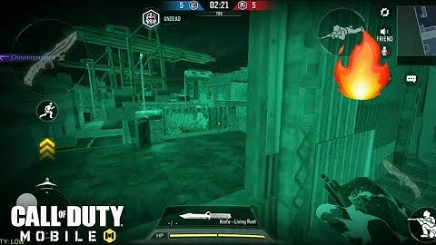 Attack Of The Undead - Night in Hackney Yard Map!! | Call Of Duty: Mobile Gameplay (No Commentary)