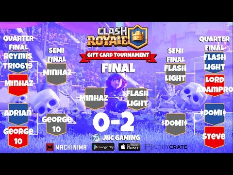 (REPLAY) Clash Royale GIFT CARD Bracket tournament (19/03) - (REPLAY) Clash Royale GIFT CARD Bracket tournament (19/03)
