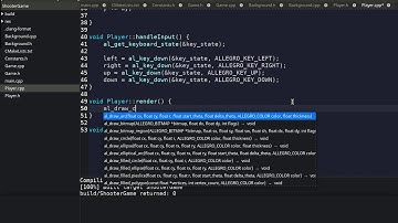 Shooter Game Tutorial With C++ and Allegro 5 - 04: The Player