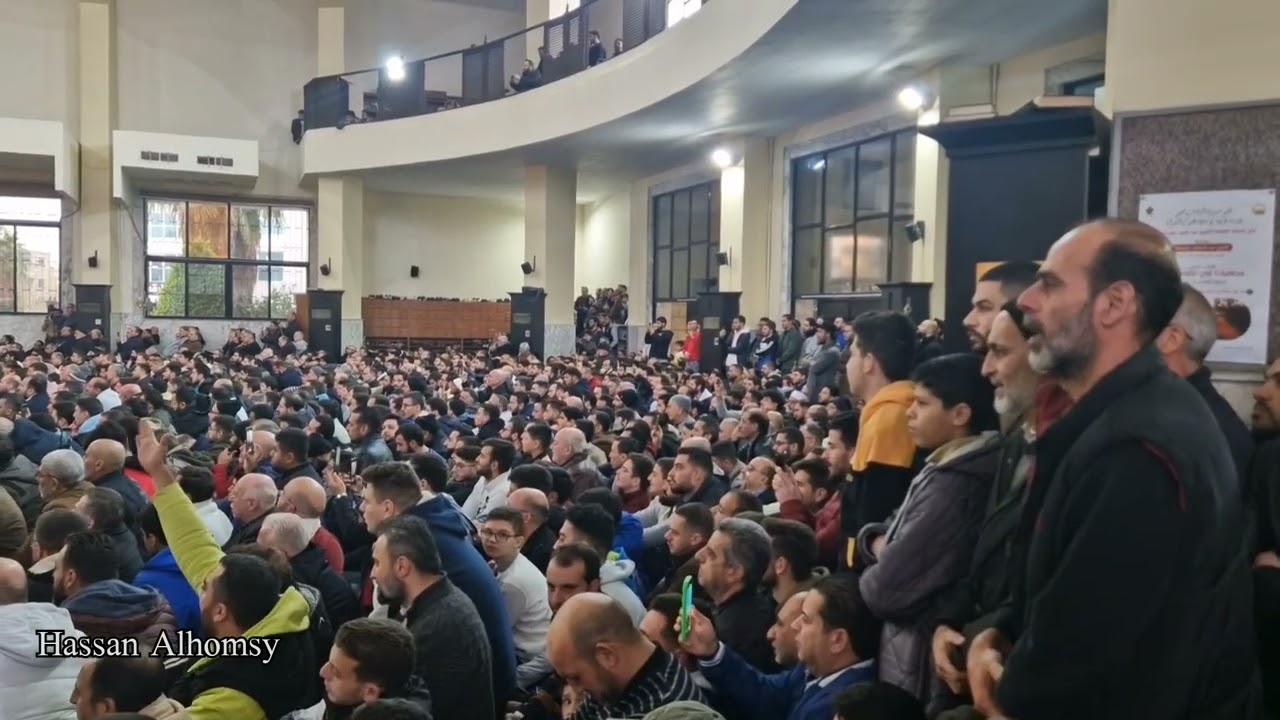 خطبة الجمعة للشيخ محمود الدالاتي بعد غيابٍ طويل وبحضور حشود من المُصلين