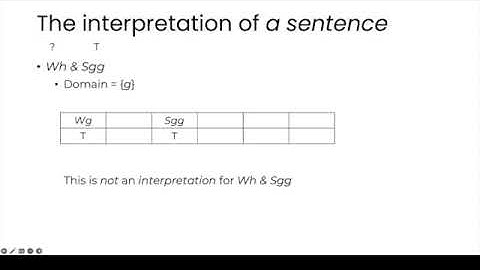 PL 4 Predicate Logic Semantics, Part 2 (and a little syntax)