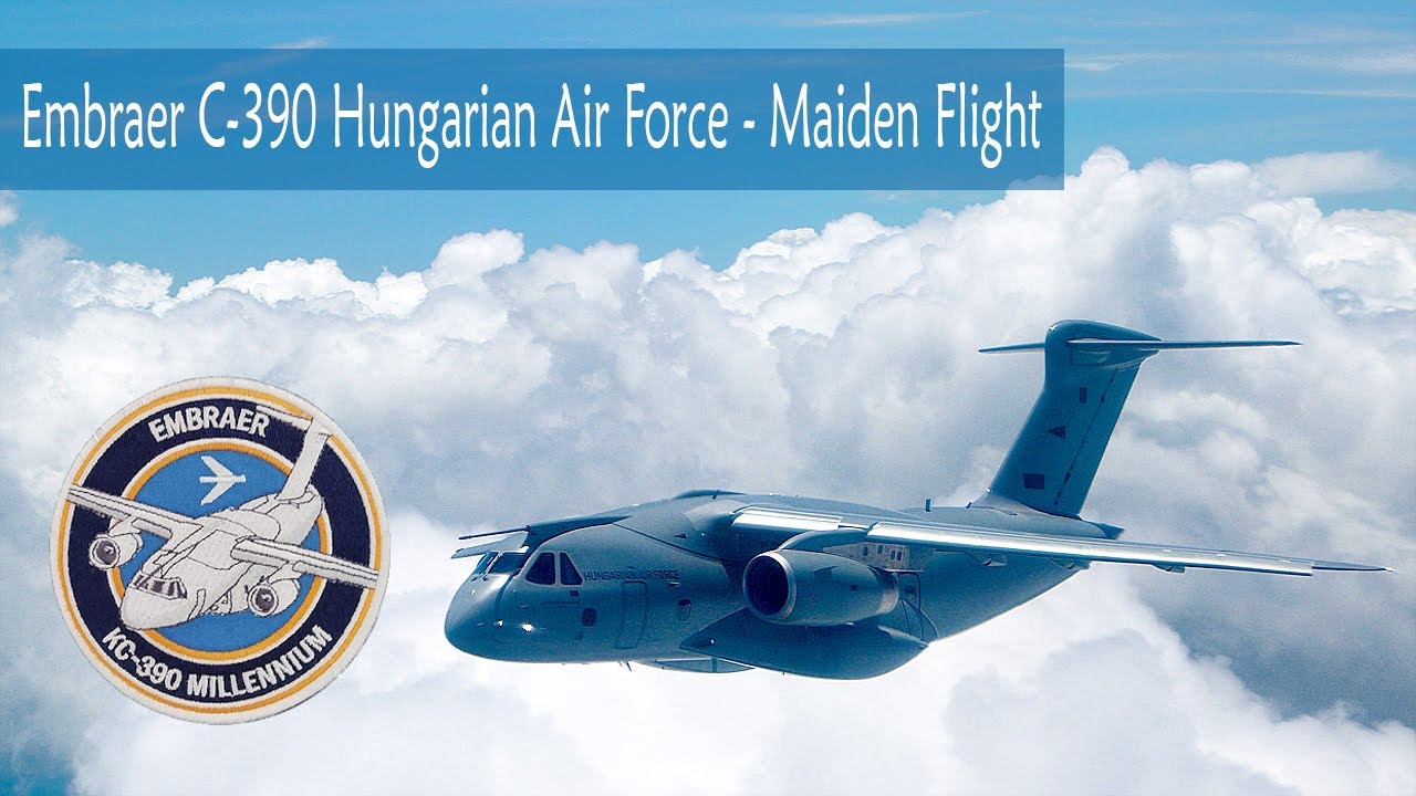 Embraer C-390 Hungarian Air Force - Maiden Flight