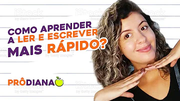 Como aprender a ler e escrever corretamente?