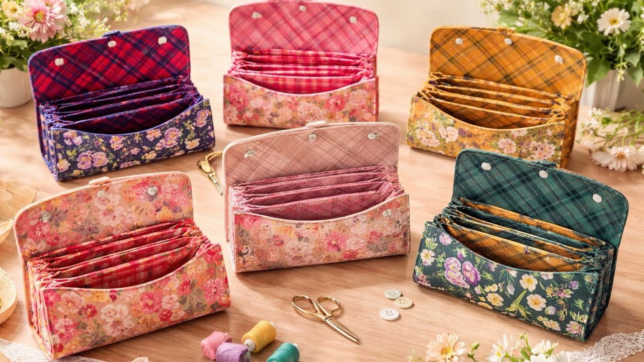 Cute Handbag With 12 Compartments 💖 Easy to sew, anyone can make it 💖