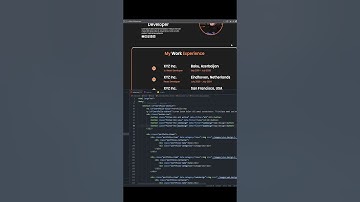Intermediate Portfolio 🚀 | HTML + CSS + JS 💻 | Coding Diaries Ep 2. #shorts #html #css #javascript