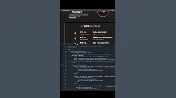 Intermediate Portfolio 🚀 | HTML + CSS + JS 💻 | Coding Diaries Ep 2. #shorts #html #css #javascript