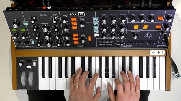 "Switched on Boog" wet & dry Behringer Poly D