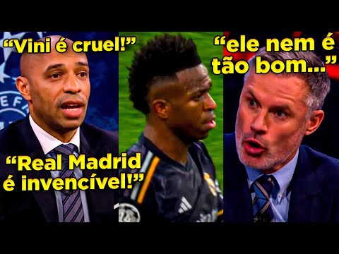 🚨TRETA! MÍDIA INGLESA BATE BOCA SOBRE VINICIUS JR! VINI MERECE A BOLA DE OURO?