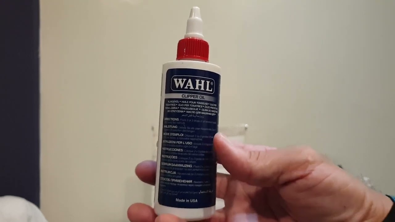 HONEST review of the WAHL clipper oil 