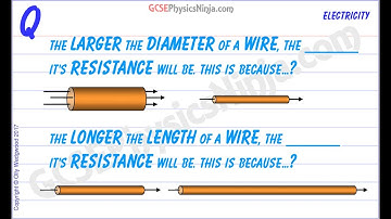 Resistance of a Wire vs. Diameter and Length - Electricity Physics GCSE