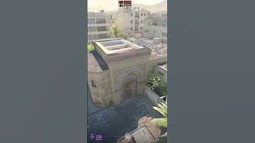 Fast Smoke CT To Box For Take Long On Dust 2 In CS2 #cs2 #shorts