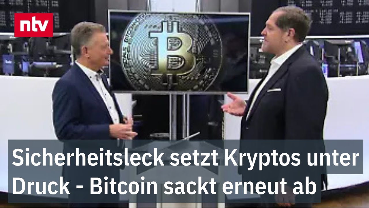 Sicherheitsleck setzt Kryptos unter Druck - Bitcoin sackt erneut ab | ntv