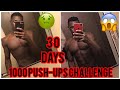 1000 PUSH-UPS A DAY FOR 30 DAYS TRANSFORMATION (INSANE😱😮)