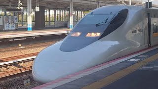 JR西日本　山陽新幹線　700系E編成　こだま号　博多行き　福山駅発車