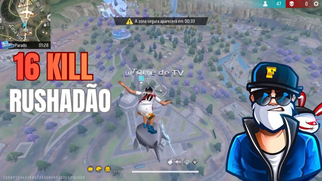 FIZ 16 KILL NA SOLO RUSHADÃO