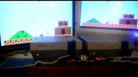 Play two consoles at the same time with 1 controller using the Bliss-Box Blender.