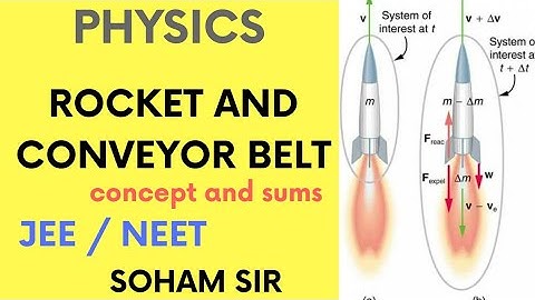 ROCKET AND CONEYOR BELT || COCEPT AND SUMS || PHYSICS || JEE / NEET || SOHAM SIR