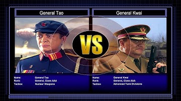 C&C Generals Zero Hour - Challenge - General Tao VS General Kwai (Hard) !!!