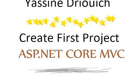 Create First Project ASP.Net Core MVC in Darija
