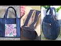 3 DIY Denim Handbags | Old Jeans Idea | Compilation | Fast Speed Tutorial | Upcycle Craft